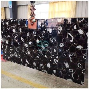 Leaca Gemstone Backlit Black Agate